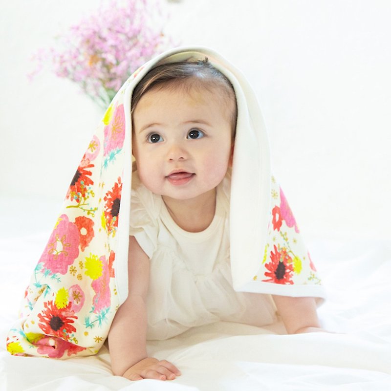 日本Haruulala【 嬰兒毯禮盒 】有機棉 0-3歲 - 出産祝い用贈物 - コットン・麻 