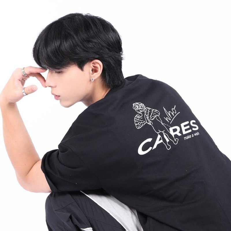 【CREEPS】Make a Wish 寬鬆重磅印花T恤 210g - 男 T 恤 - 棉．麻 多色