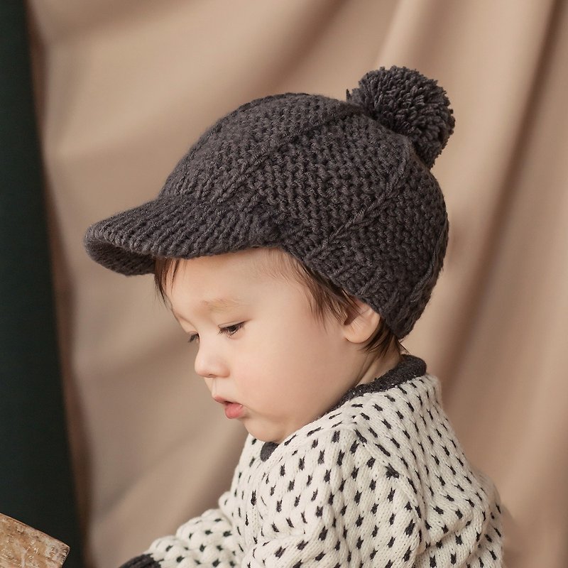 Happy Prince Korean Eira wool knit warm baby hat baby hat beanie - Baby Hats & Headbands - Other Man-Made Fibers Multicolor
