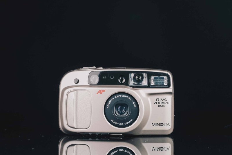 MINOLTA RIVA ZOOM 70 DATE #7028 #135底片相機 - 相機/拍立得/底片相機 - 其他金屬 黑色