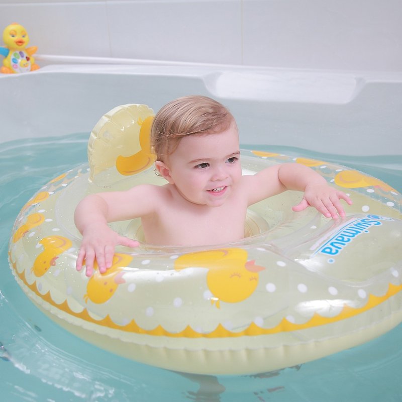 Swimava G3 小黃鴨嬰兒游泳座圈 - 嬰幼兒玩具/毛公仔 - 塑膠 黃色