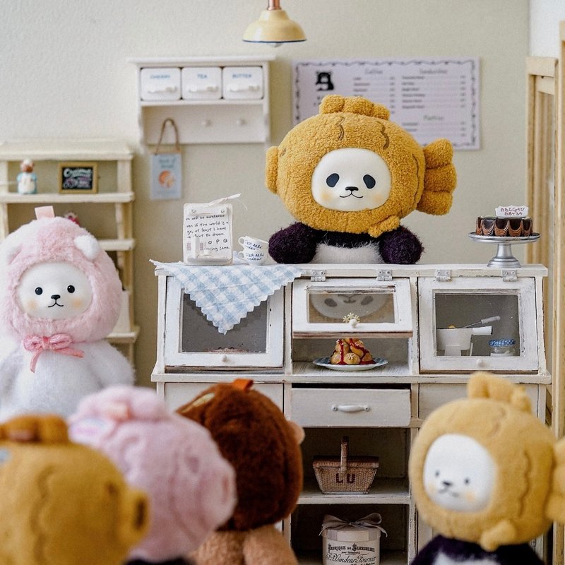 白熊百貨PlanetBear | PanPan和你在一起系列-熊鎮角色玩偶盲盒 - 公仔/玩偶 - 其他材質 