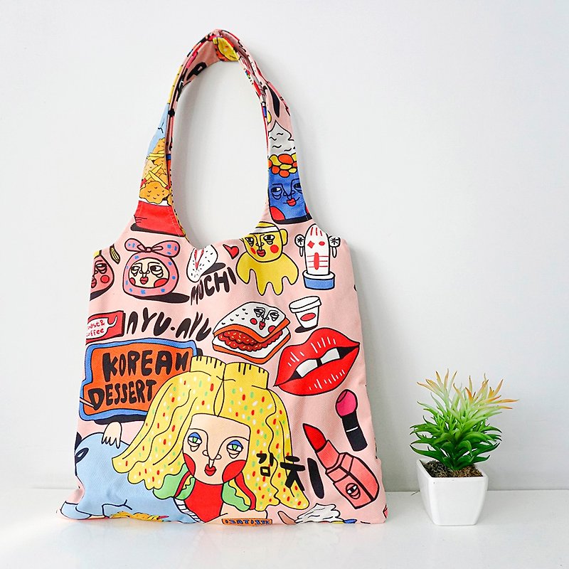 SEOUL MATE TOTE BAG - Messenger Bags & Sling Bags - Other Man-Made Fibers Multicolor
