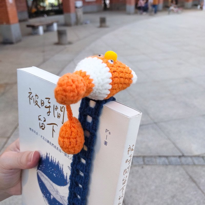 裝顏 編織書籤 搞怪書籤 文具週邊 交換禮物 創意書籤 聖誕禮物 - 筆記本/手帳 - 棉．麻 橘色