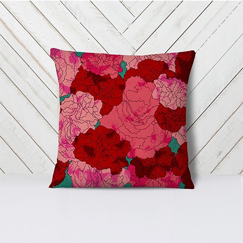 [Atrial flower] bright red hand pillow AH1-HOTF5 - หมอน - วัสดุอื่นๆ 