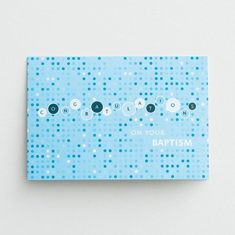 ◤ Congratulations, after baptism new life | blue water swimming religious card | Dayspring - Cards & Postcards - Paper Blue