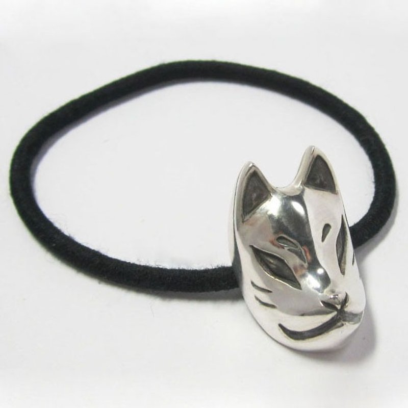 Fox face HAIR BAND - Hair Accessories - Other Metals Gray