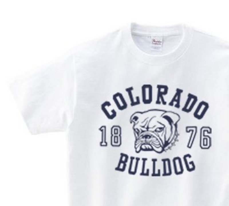 Colorado ☆ bulldog 150.160 (WomanM.L) T-shirt order product] - Women's T-Shirts - Cotton & Hemp White