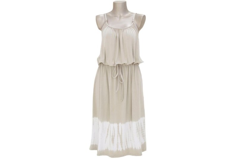 Tie Dye camisole browsing Piece <Light Khaki> - One Piece Dresses - Other Materials Khaki