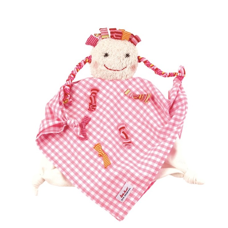 德國百年品牌Käthe Kruse 粉紅小公主安撫巾 - 寶寶/兒童玩具/玩偶 - 棉．麻 粉紅色