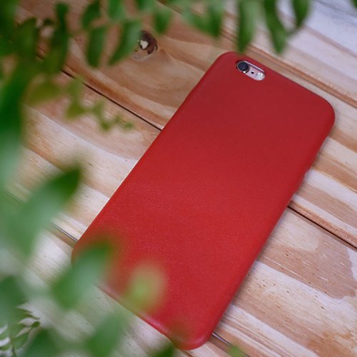 Aoorti 找質感3C AOORTI :: iPhone 6s / 6s Plus 手工皮革牛皮 護套/手機殼 -大紅