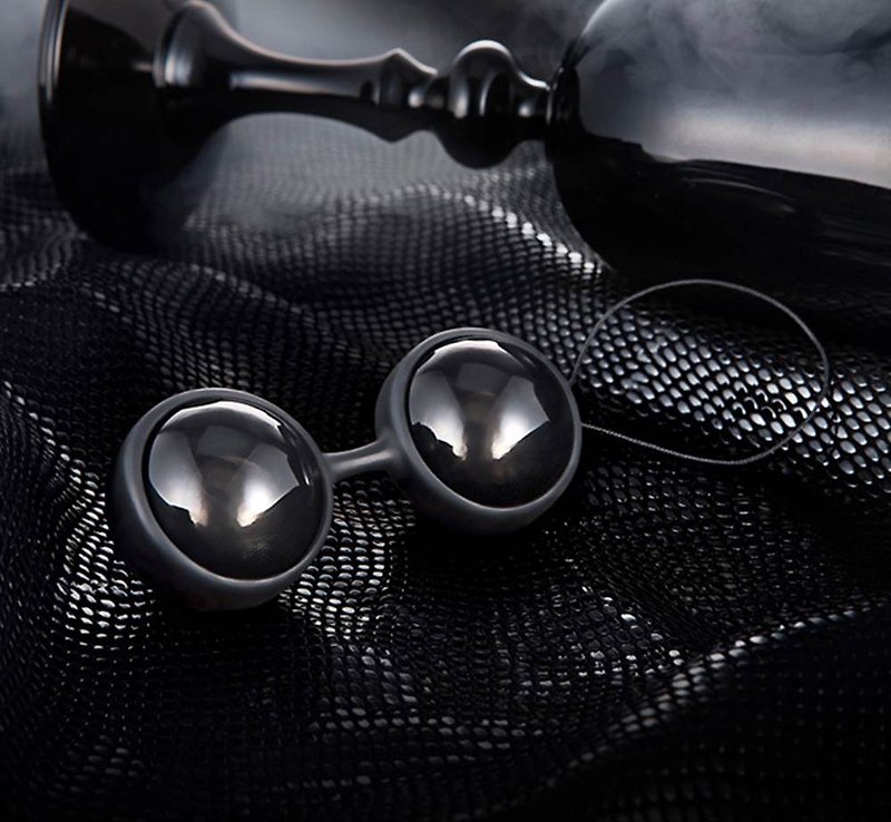Worldwide Warranty LELO-Lelo Beads NOIR Lelo Ball Black Pearl Kegel Training Smart Ball - Adult Products - Other Materials Black