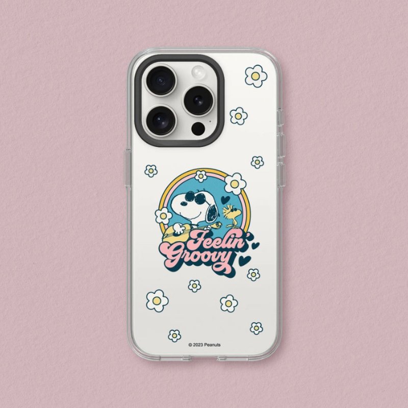 Clear透明防摔手機殼∣Snoopy史努比/開心小花 for iPhone - 手機配件 - 塑膠 透明