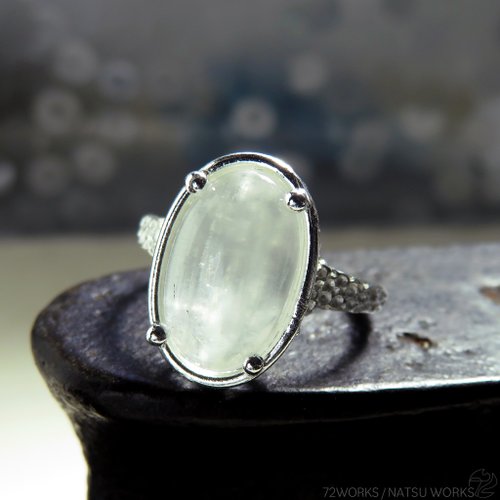 シルキームーンストーン リング / silk Moonstone Ring l - ショップ