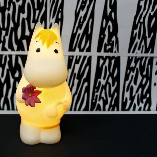 SÜSS Living生活良品 英國嚕嚕米Moomin拿著紫色小花LED小夜燈