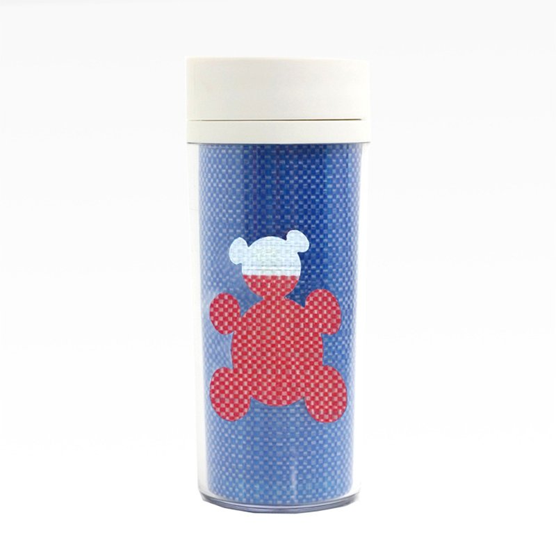 紅白藍330 X 又一山人 - 熊白藍環保杯A(小熊) - 保溫瓶/保溫杯 - 其他材質 