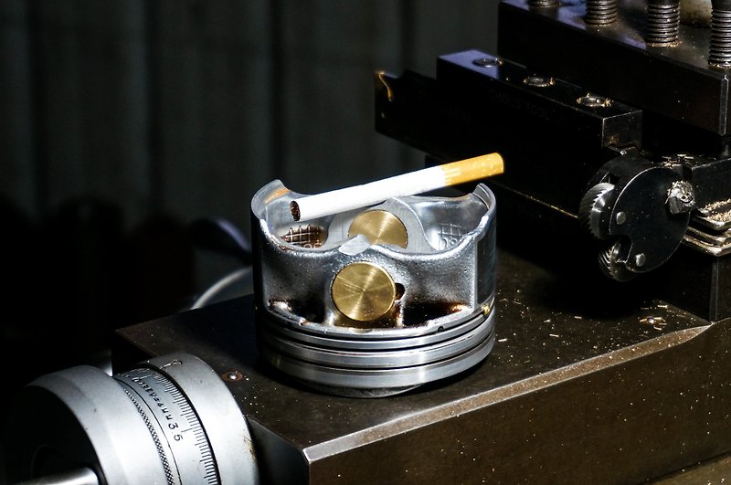 活塞再製造型菸灰缸/置物盒 - 其他 - 其他金屬 銀色