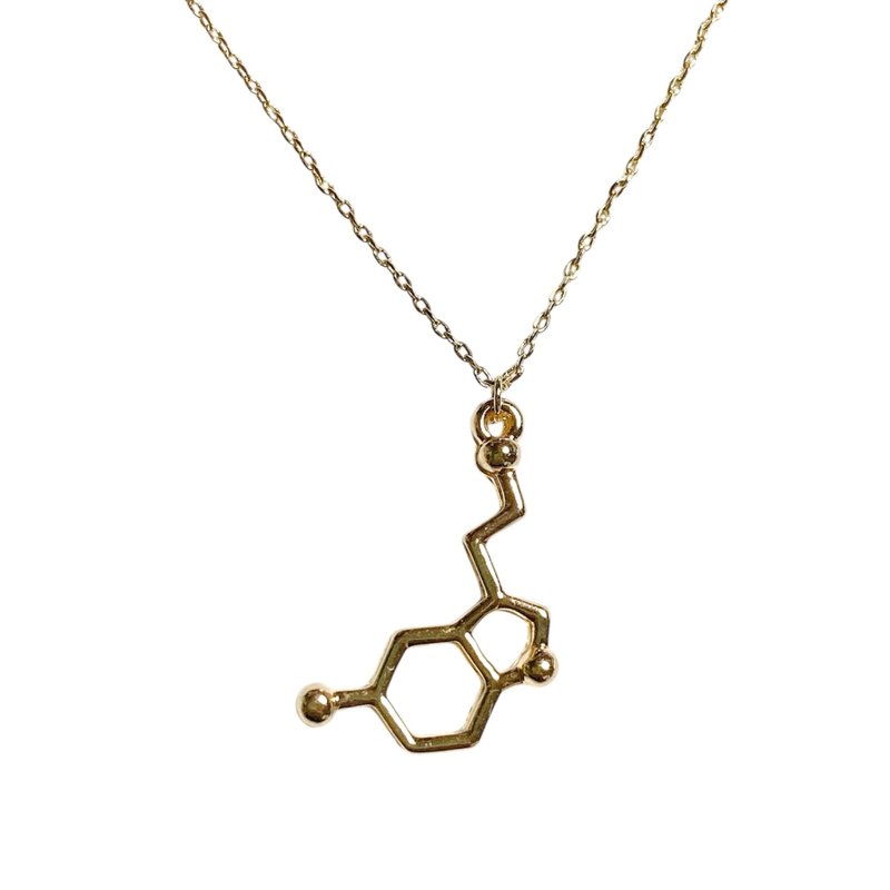 Serotonin Necklace - Necklaces - Other Metals Gold