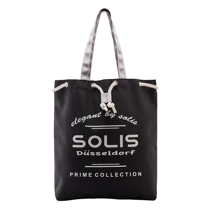 SOLIS Color Palette series 3 wayS tote bag(black) - กระเป๋าแมสเซนเจอร์ - เส้นใยสังเคราะห์ สีดำ