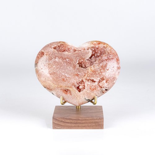 石之王 King Stones - 水晶天然石飾品、原礦 莫蘭迪瑪瑙愛心 810384