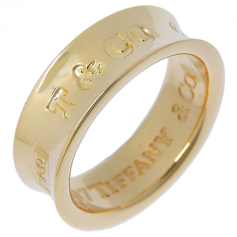 【日本直送】ティファニー TIFFANY&Co. 1837 ナロー 8.5号 リング・指輪 K18YG 約6.2g レディース【中古】 - 戒指 - 貴金屬 金色