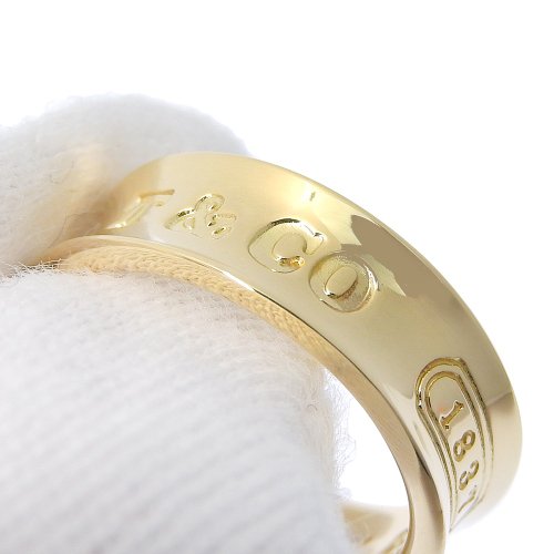 美品 TIFFANY&CO ティファニー ナロー リング 1837 約8.5号 Amazon.co.jp: [ティファニー] リング アクセサリー TIFFANY&Co