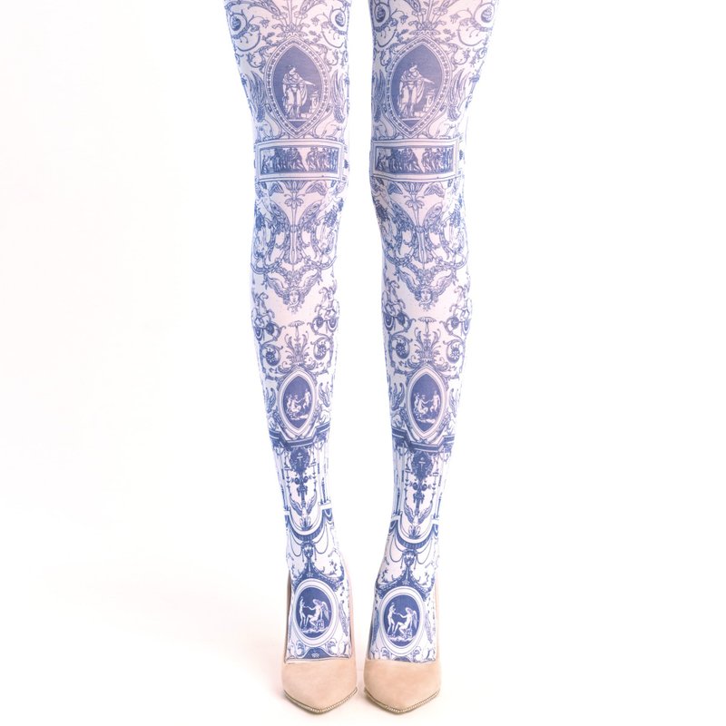 Lolita tights, S-4XL size sweet tea party outfit accessory, plus size fashion - 內搭褲/緊身褲 - 尼龍 白色