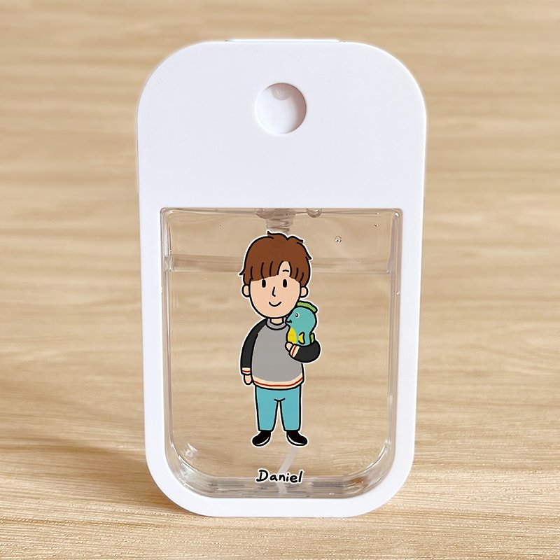 [Border Model] Customized Alcohol/Perfume Spray Bottle-Q Version Like Yan Painting - Other - Plastic Pink
