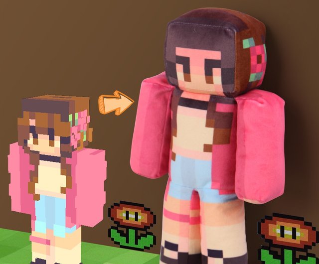 minecraft custom plush
