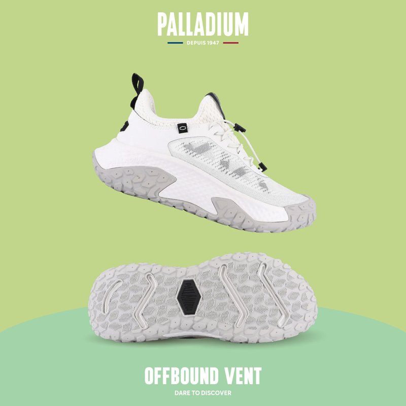 PALLADIUM OFFBOUND VENT網面透氣襪套式輪胎潮鞋 白 74481 - 女休閒鞋/帆布鞋 - 其他材質 多色