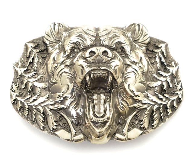 彫金　虎　ベルトバックル　SILVER　銘 光山　R1383 彫金 虎 ベルトバックル SILVER 銘 光山 R1383 彫金 虎 ベルト