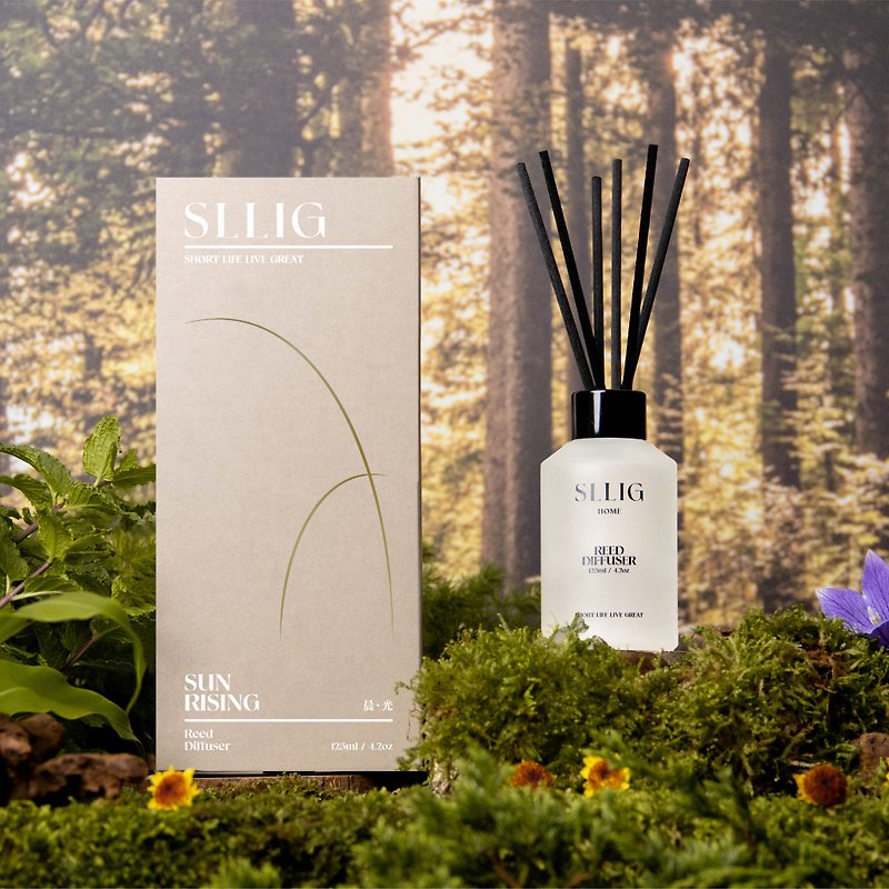 SLLIG Nature Home Diffuser Gift Set - 晨光 SUN RISING - Fragrances - Glass 