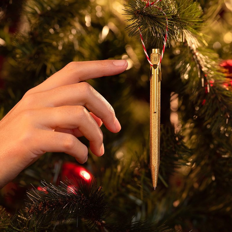 卡達 849 Sparkle 聖誕限定 閃亮金原子筆 - 原子筆/中性筆 - 鋁合金 