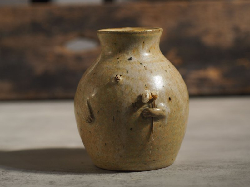 Small Face Series-Vase - Pottery & Ceramics - Pottery Khaki