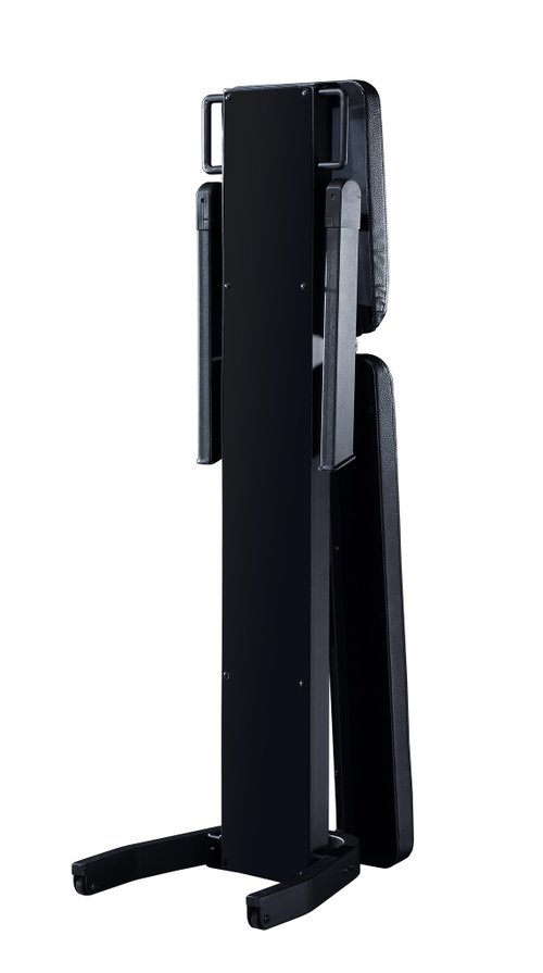 Byzoom Fitness Pure Series 站立式收納5段調整健身椅(黑)