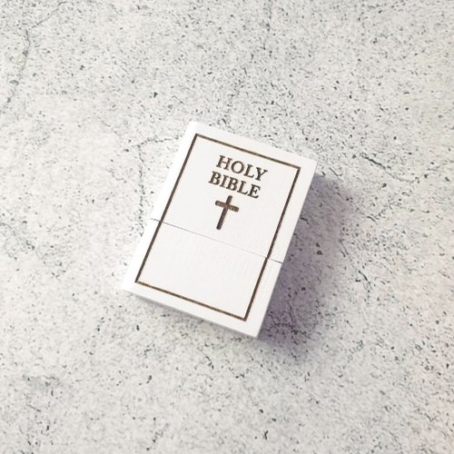 MINK'S 【聖誕客製禮物】 USB 原木隨身碟 HOLY BIBLE 聖經 愛的詩篇