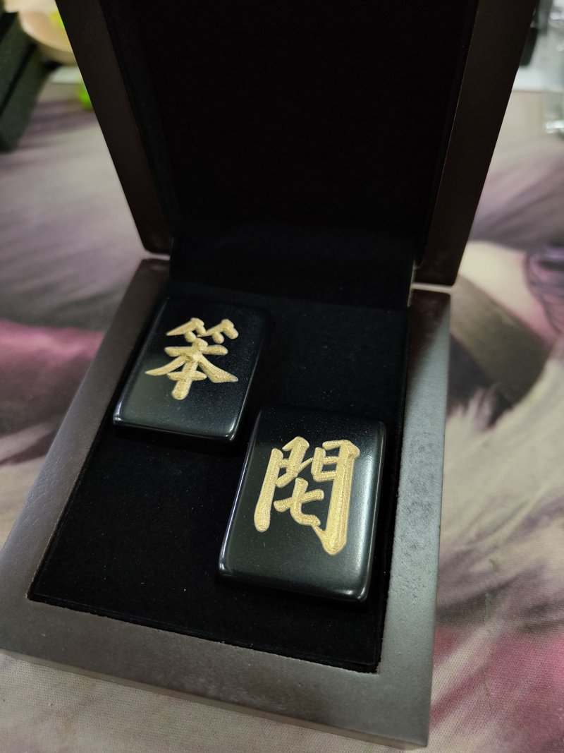 笨𨳍 黑金麻雀孖裝禮盒 - 擺飾/家飾品 - 壓克力 