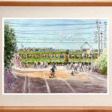 水彩画原画　江ノ電・民家の軒下を抜けて　＃672 it-6878c4d879925-1200.jpg