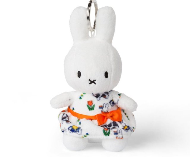 Miffy Pink Dress keychain - 10 cm - 4 - Bon Ton Toys