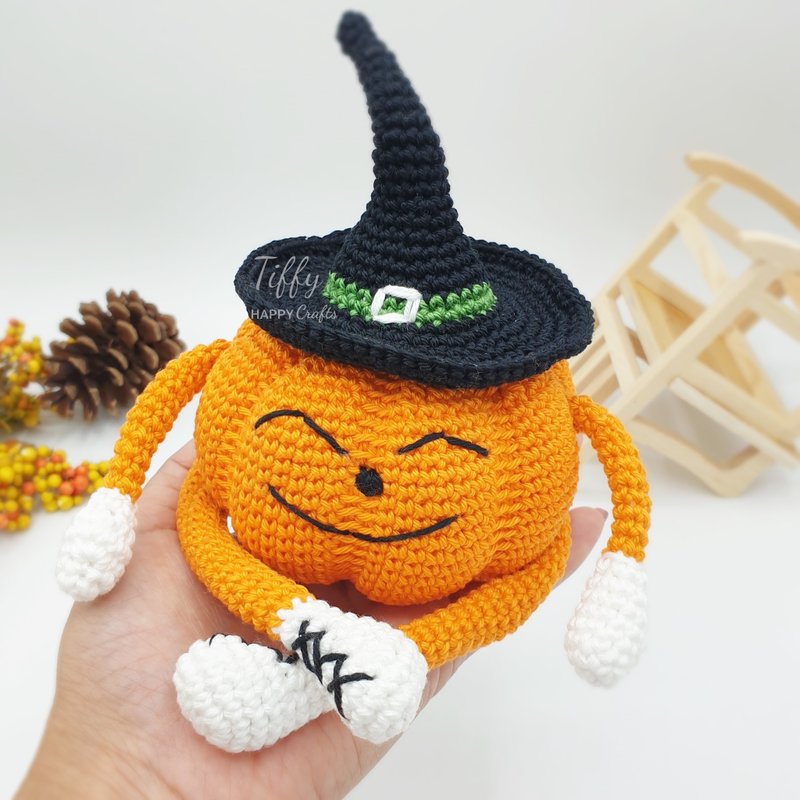 Halloween Cute Punkin Crochet PATTERN PDF - 手工藝教學/工具書 - 其他材質 