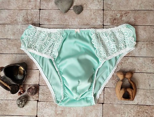 Silk fabric brazilian briefs, lingerie for men, Silk Satin Panties - Shop  MezhanHook Men's Underwear - Pinkoi