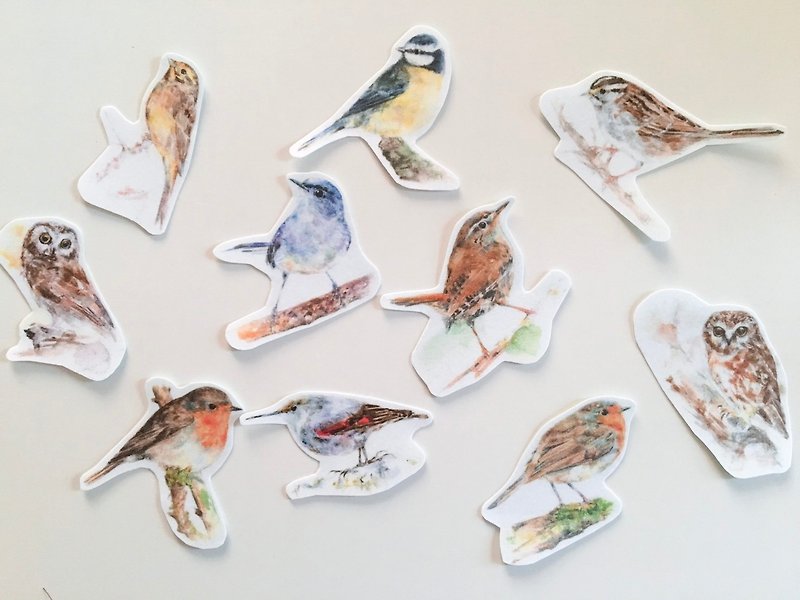 Bird sticker group D - Stickers - Paper 