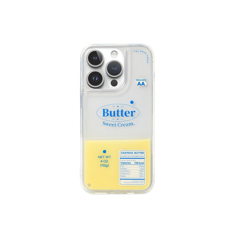 cas:pace 23A/W Butter Quicksand Phone Case - เคส/ซองมือถือ - ซิลิคอน 