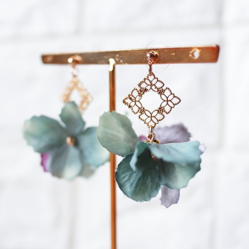 Floral collection : Hydrangea  Earrings - Earrings & Clip-ons - Plants & Flowers Multicolor