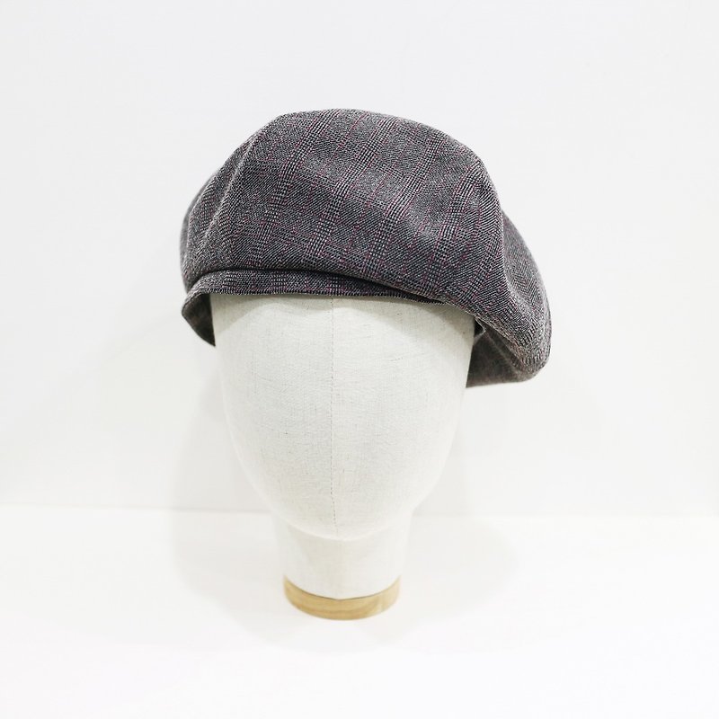 JOJA│ [Limited] Japan old Bubei Lei / SM Adjustable / beret / painter cap - หมวก - ผ้าฝ้าย/ผ้าลินิน สึชมพู