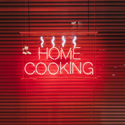 霓虹燈客制 HOME COOKING霓虹燈LED發光字Neon Sign餐廳廚房家Home Kitchen