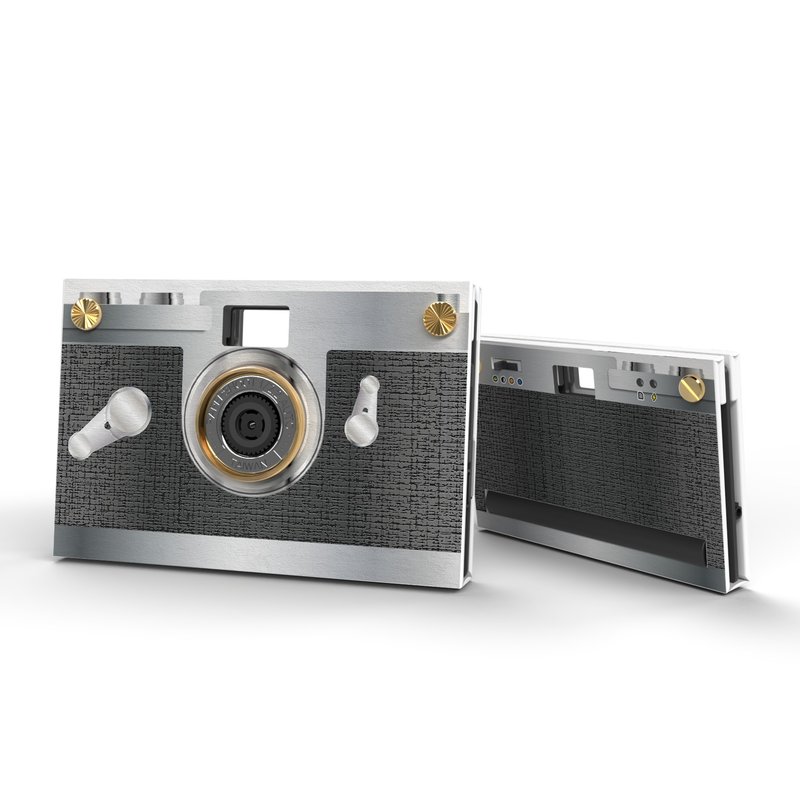 20MP Paper Shoot paper camera, old time series - Cameras - Paper Silver