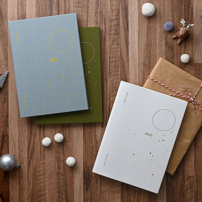 【一期一会】女扇子2023年手帳＋ゴールドカード＋スタートステッカーセット＋イデアルブックカバー - ノート・手帳 - 紙 