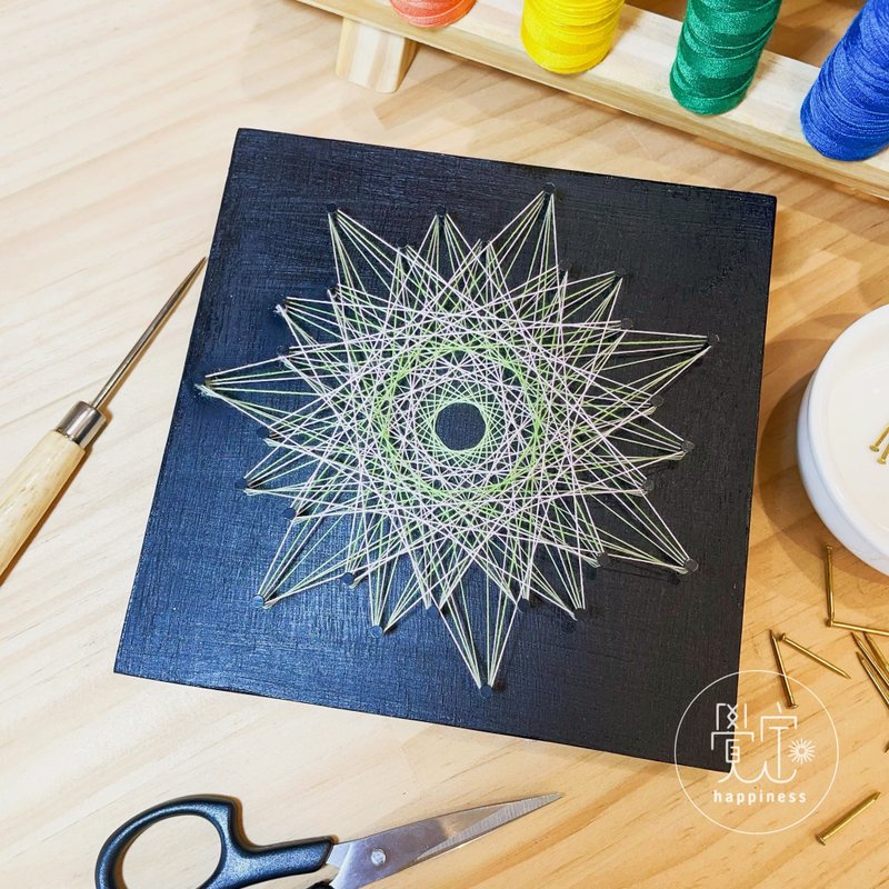 Stringart 藝術創作品 - 擺飾/家飾品 - 其他材質 多色