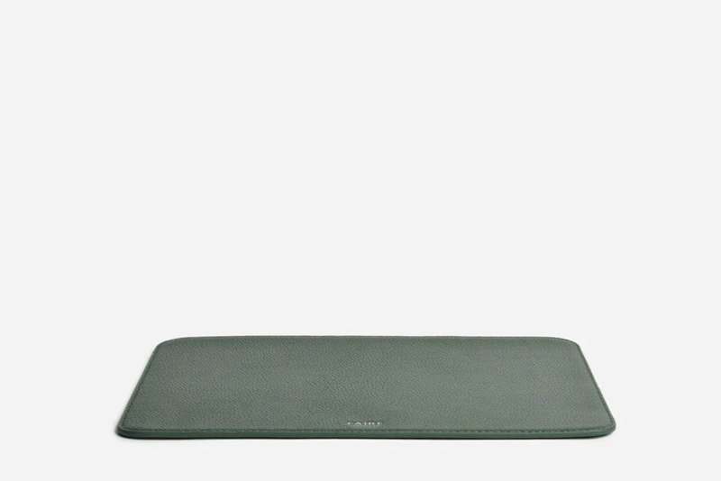 皮革滑鼠墊 Holmes Mouse Pad - 滑鼠墊 - 真皮 綠色